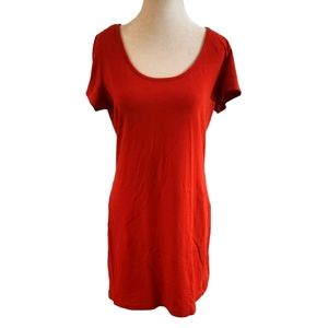 Coral T-Shirt Dress